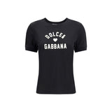 Dolce & Gabbana Black Cotton T-Shirt