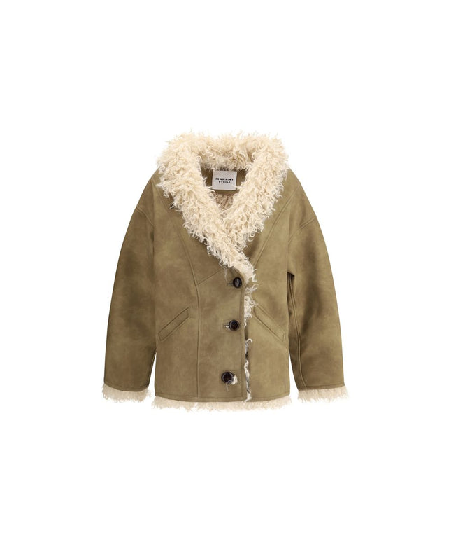 Marant Etoile Clea Shearling-effect faux fur Coat