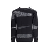 Fabiana Filippi Black Fleece Wool Cashmere Sweater