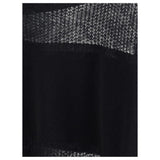 Fabiana Filippi Black Fleece Wool Cashmere Sweater