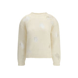 Fabiana Filippi Cream Mohair Sweatshirt