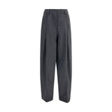 The Latest Gray Polyester Casual Pants