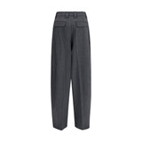 The Latest Gray Polyester Casual Pants