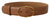 Costume National Brown Leather Gold Metal Oval Buckle Belt
