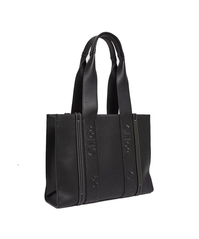 Chloé Chloe Woody Medium Leather Tote Bag