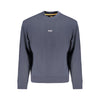 Hugo Boss Blue Cotton Men Sweater