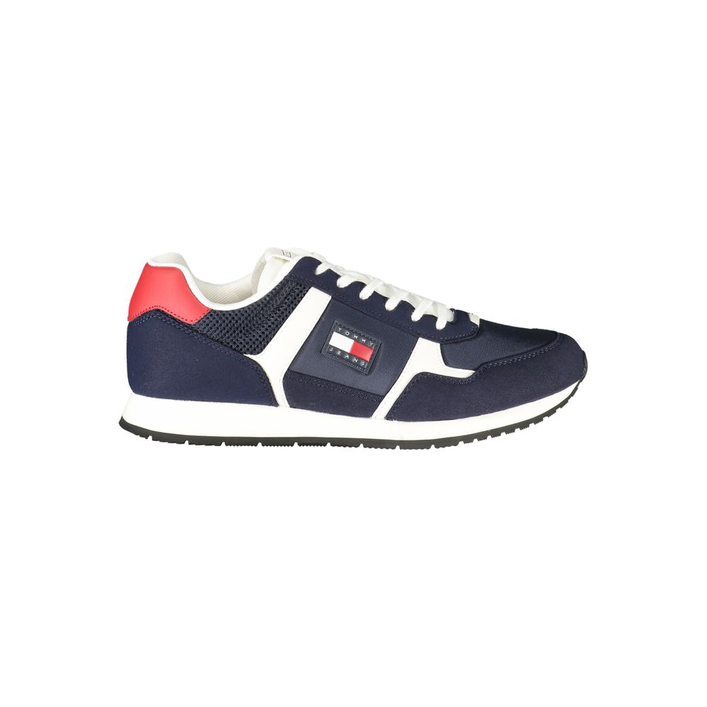 Tommy Hilfiger Tommy Hilfiger Blue Polyester Men Sneaker (Shoe Size Men: EU40/US7, nan: nan, nan: nan)