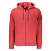 Norway 1963 Red Polyester Men's Hooded Sweater