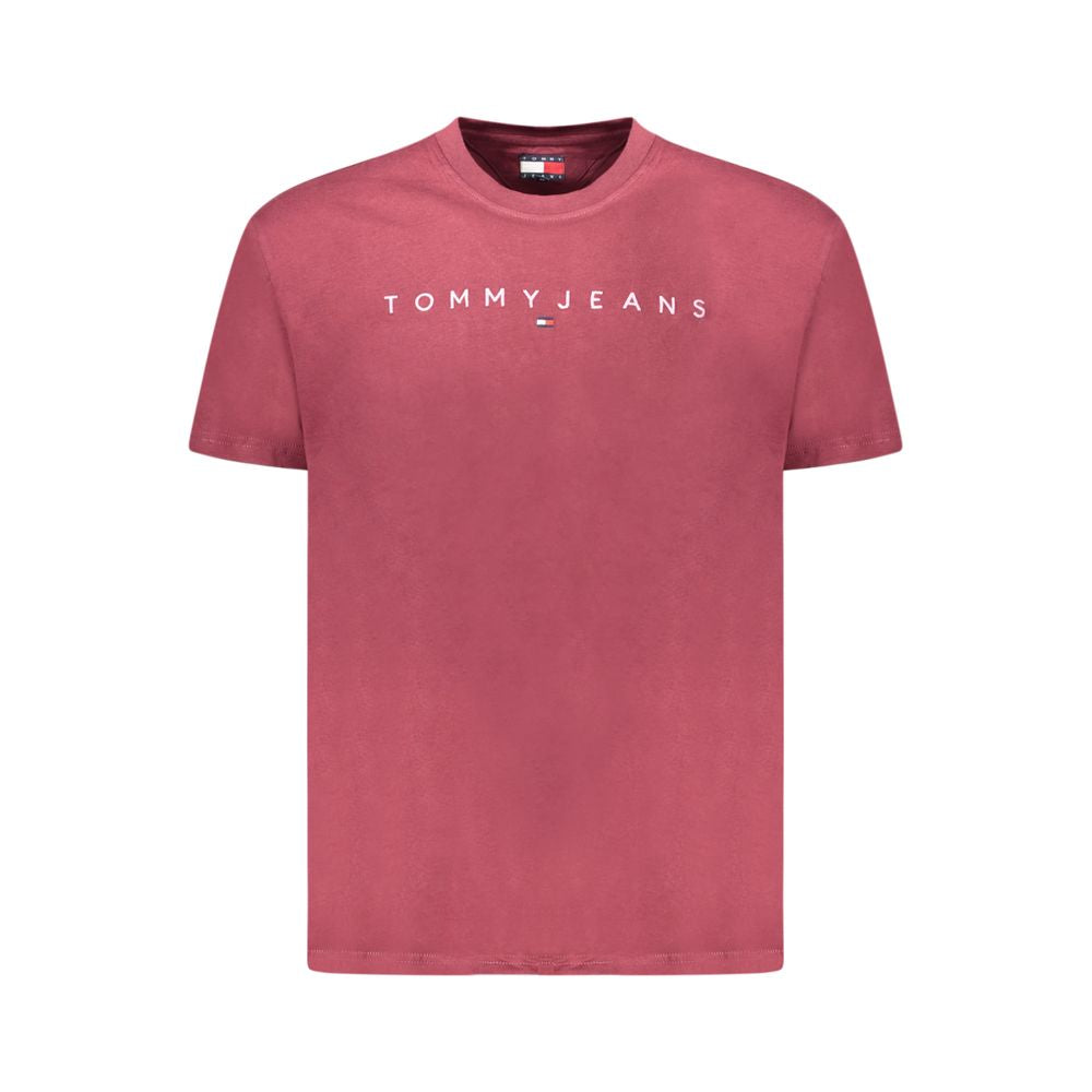Tommy Hilfiger Tommy Hilfiger Red Cotton Men T-Shirt (Italian Size MEN: S, nan: nan, nan: nan)
