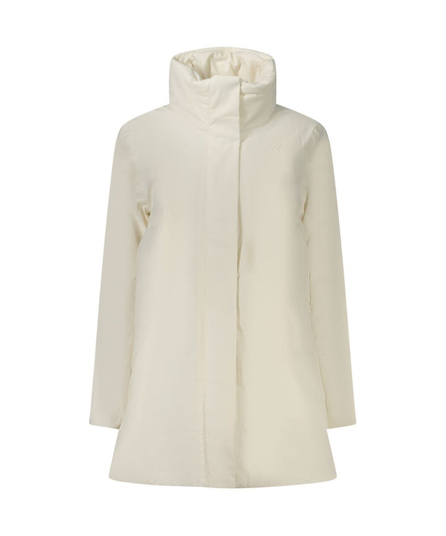 K-WAY White Nylon Jackets & Coat