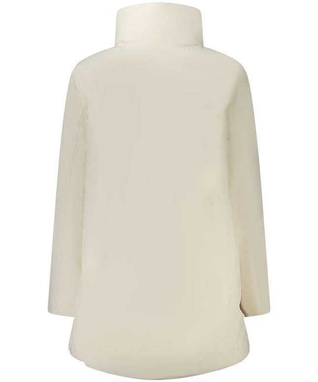 K-WAY White Nylon Jackets & Coat
