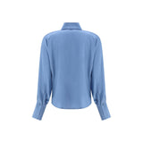 Crida Milano Light Blue Silk Shirt