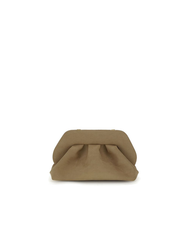 THEMOIRè Bios suede Clutch Bag