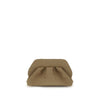 THEMOIRè Bios suede Clutch Bag