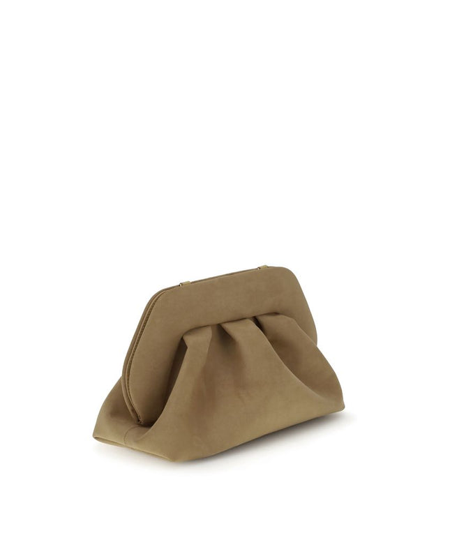 THEMOIRè Bios suede Clutch Bag