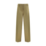 True Royal Green Polyester Dress Pants
