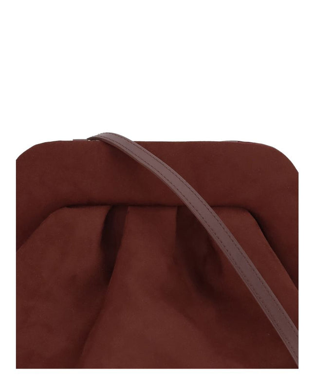 THEMOIRè Bios suede Clutch Bag