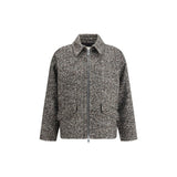 True Royal Gray Polyester Coat