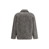 True Royal Gray Polyester Coat