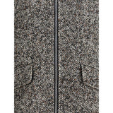 True Royal Gray Polyester Coat