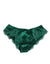 Dolce & Gabbana Green Satin Lace Briefs Women Underwear