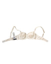 Dolce & Gabbana White Satin Lace Balconnet Lingerie Underwear