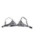 Dolce & Gabbana Black White Zebra Print Sheer Mesh Bralette Underwear