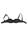 Dolce & Gabbana Black Sheer Mesh Underwire BraUnderwear