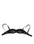 Dolce & Gabbana Black Silk Satin Wireless Lingerie Bra Underwear