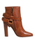 Dolce & Gabbana Dolce & Gabbana Brown Leather DG Logo Buckle Ankle Boots Shoes (Shoe Size Women: EU35/US4.5, nan: nan, nan: n