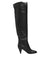 Dolce & Gabbana Black Leather Over-The-Knee DG BootsShoes