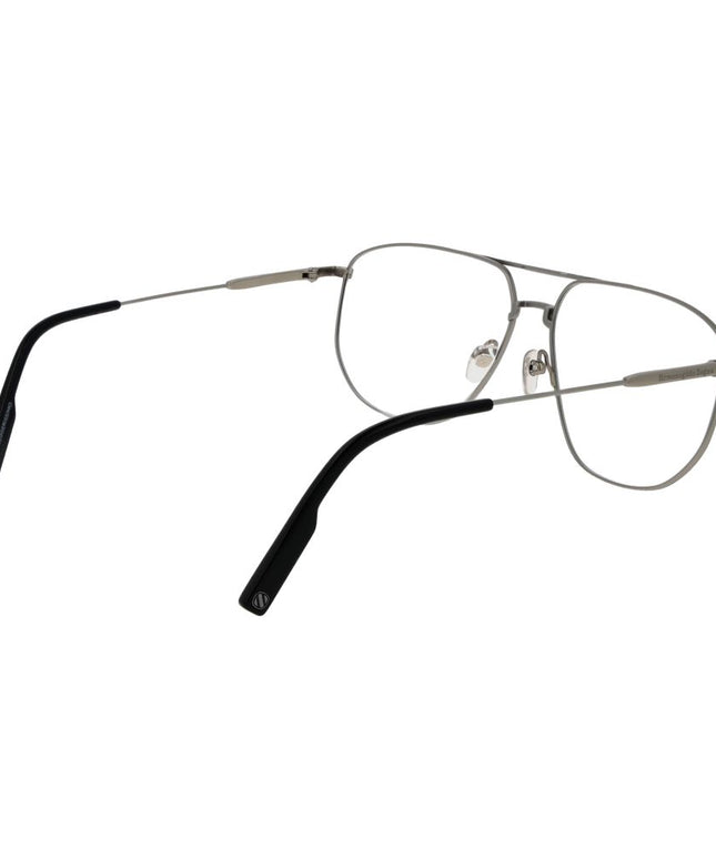 Ermenegildo Zegna Silver Men Glasses Frame