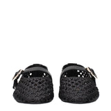 Stuart Weitzman Black Leather Ballet Flats