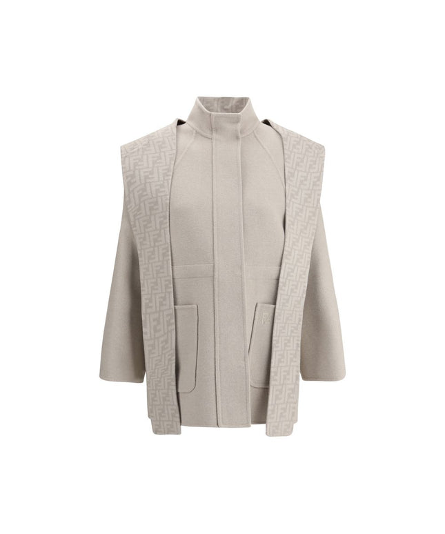 Fendi Wool Coat with removable hood