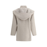Fendi Cream Wool Coat