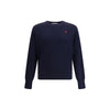 Ami Paris Pull Col Rond Ami De Coeur