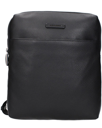 Piquadro Black Leather Crossbody Bags