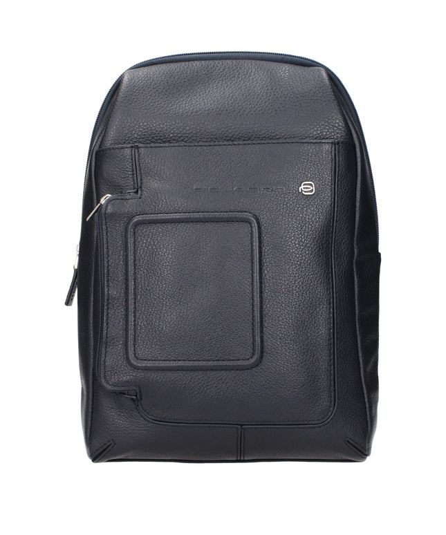 Piquadro Blue Leather Crossbody Bags