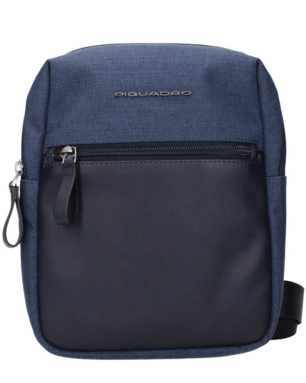 Piquadro Blue Fabric Crossbody Bags