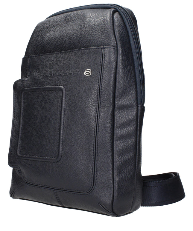 Piquadro Blue Leather Crossbody Bags