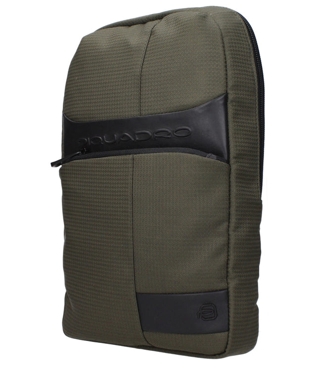Piquadro Green Fabric Crossbody Bags