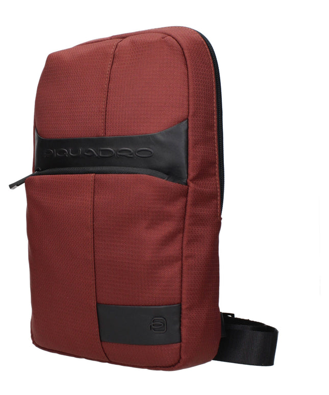Piquadro Red Fabric Crossbody Bags