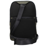 Piquadro Green Fabric Crossbody Bags