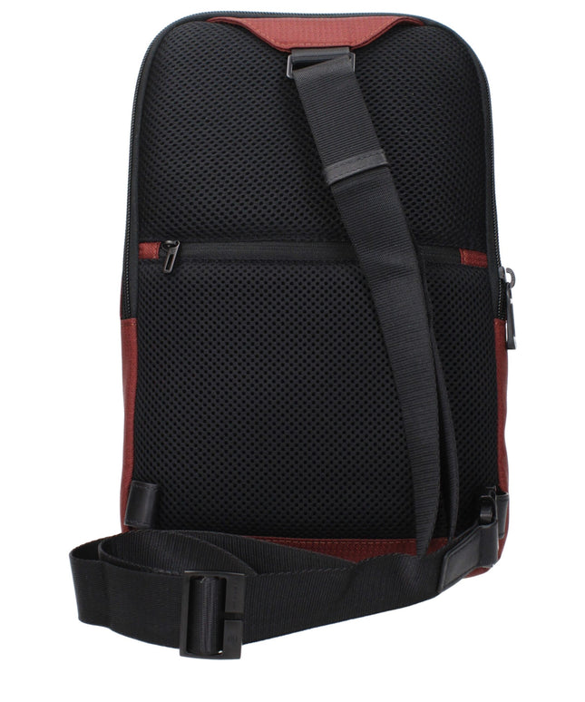 Piquadro Red Fabric Crossbody Bags