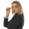 Longines Blue Women Glasses Frame