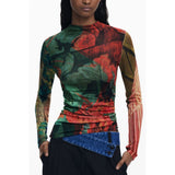 Desigual Desigual Green Viscose Women Sweater (Italian Size WOMEN: XS, nan: nan, nan: nan)