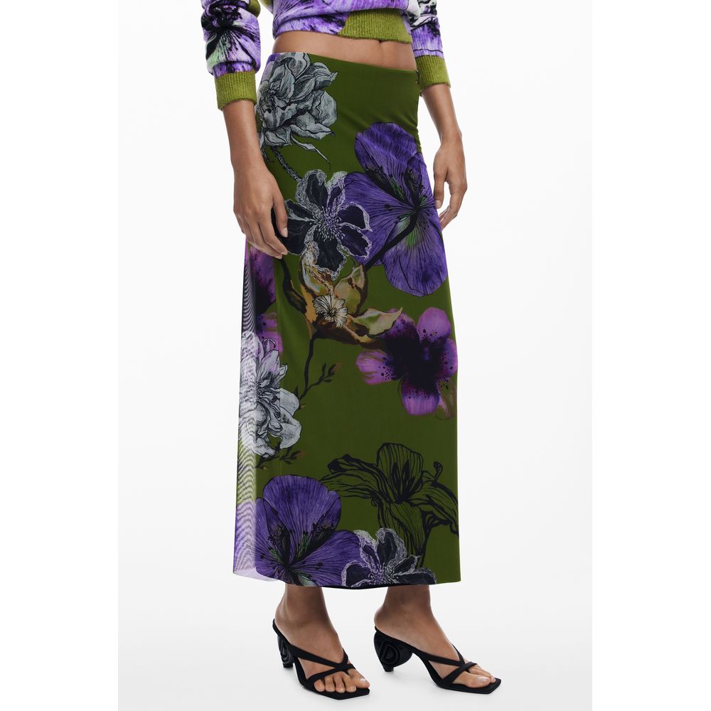 Desigual Desigual Green Polyester Women Skirt (Italian Size WOMEN: XS, nan: nan, nan: nan)