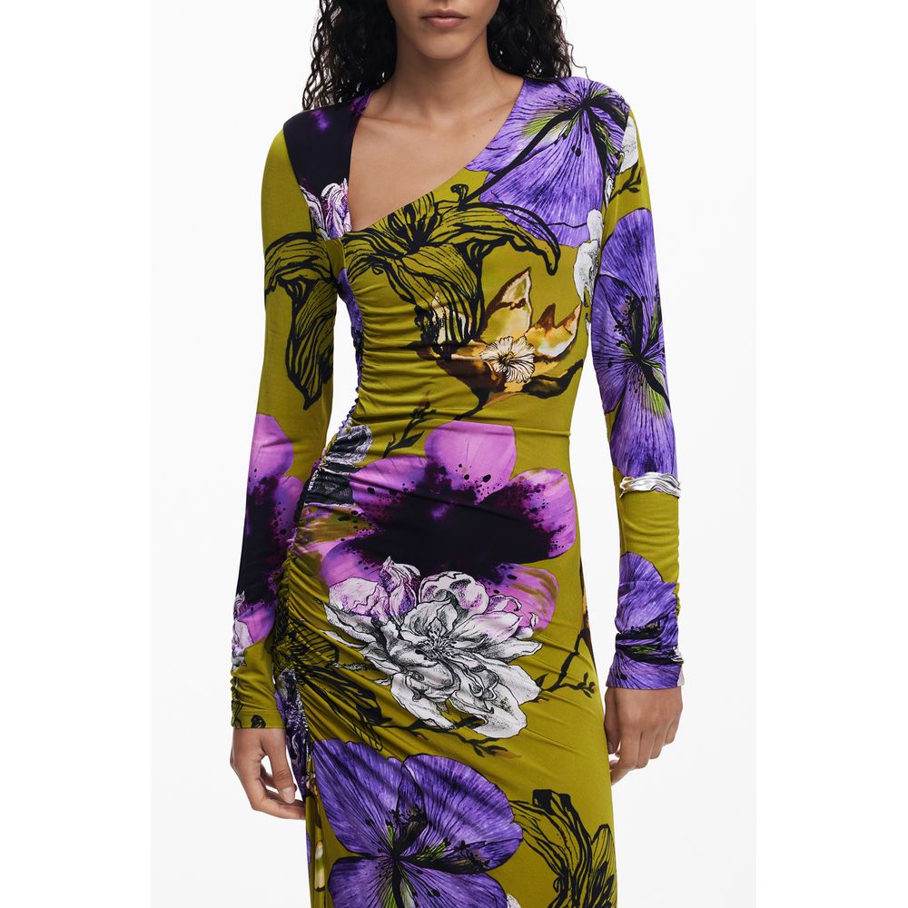 Desigual Desigual Green Viscose Women Dress (Italian Size WOMEN: S, nan: nan, nan: nan)