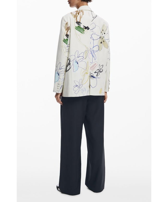Desigual White Polyester Women Jacket