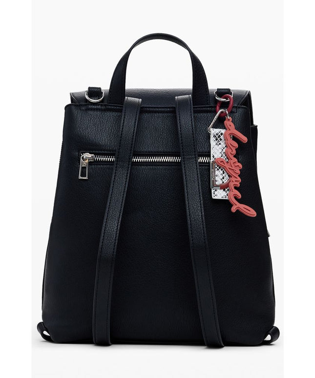 Desigual Black Polyethylene Women Backpack